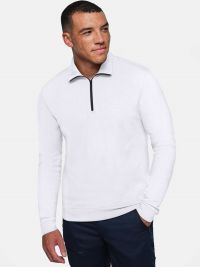 Herren Zip -Longsleeve